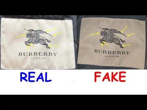 my burberry black real vs fake|genuine burberry label.